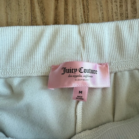 Juicy Couture Los Angeles California Sleepwear White Bottoms - Picture 7 of 8